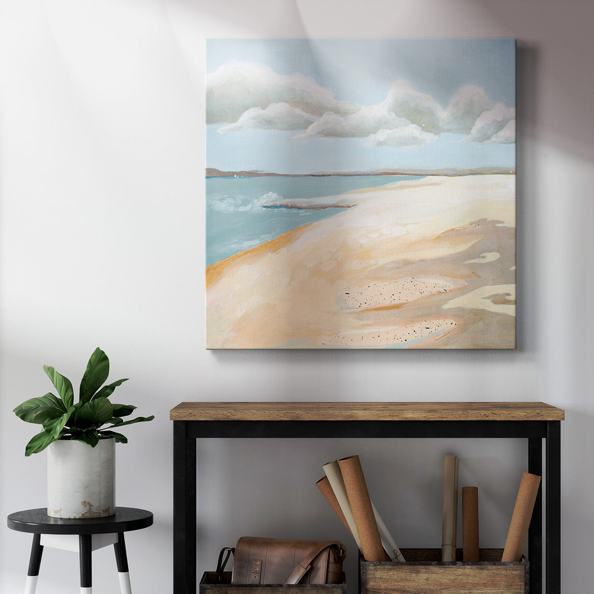 Sandy Getaway I-Premium Gallery Wrapped Canvas - Ready to Hang