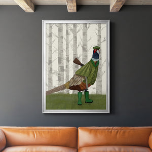 Pheasant Shooting Party 2 Premium Framed Print - Ready to Hang