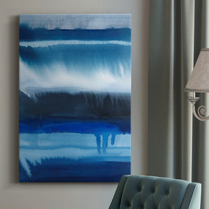 Deep Blue Shore II Premium Gallery Wrapped Canvas - Ready to Hang