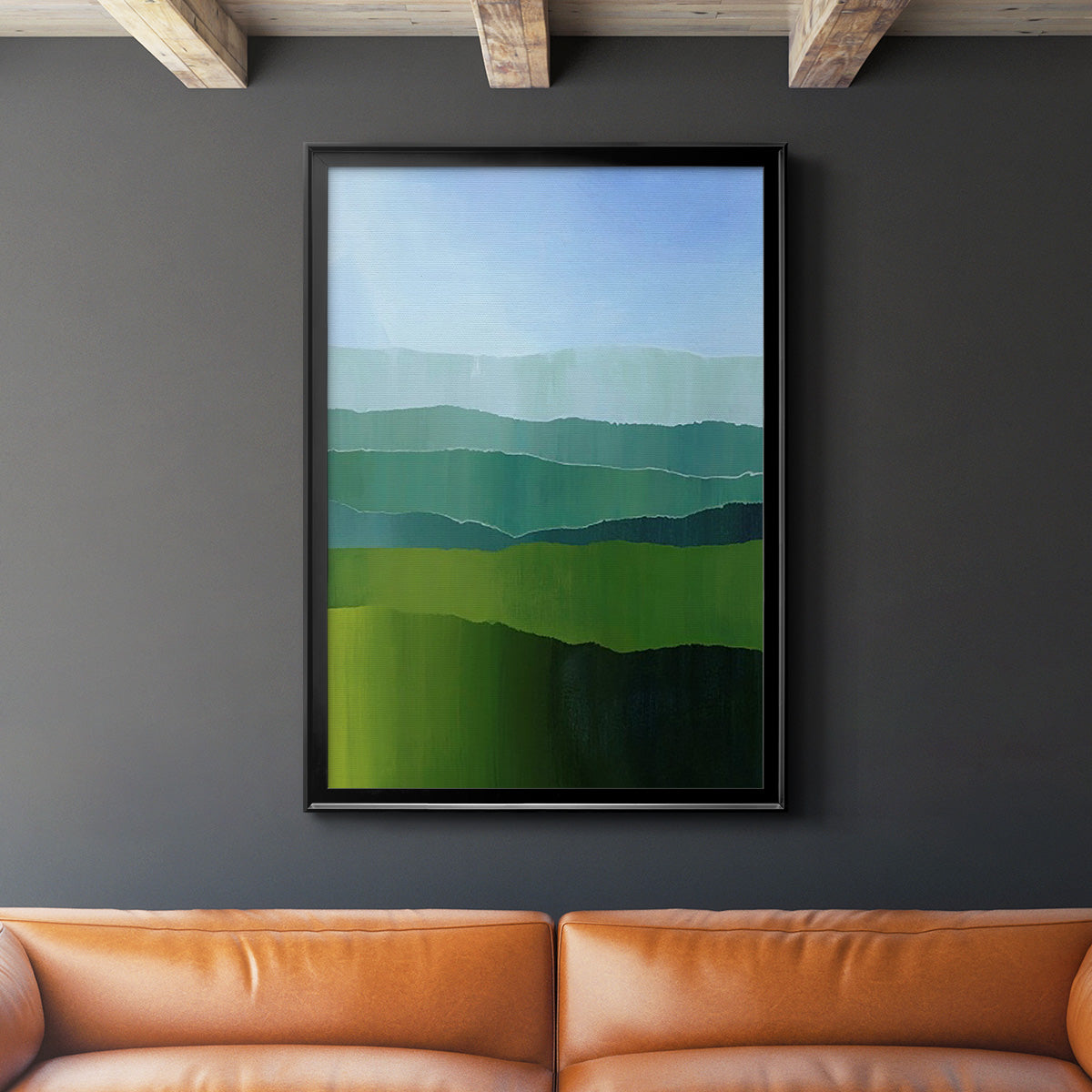 Blue Ridge Fade II Premium Framed Print - Ready to Hang