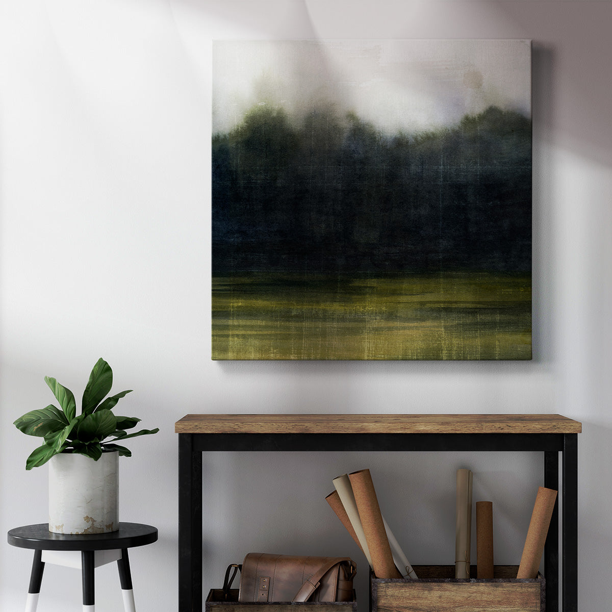 Mossy Treeline I -Premium Gallery Wrapped Canvas - Ready to Hang