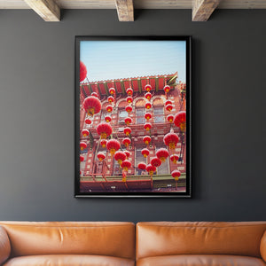 Lovely Lanterns II Premium Framed Print - Ready to Hang