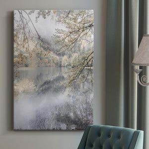 Misty Lake Premium Gallery Wrapped Canvas - Ready to Hang