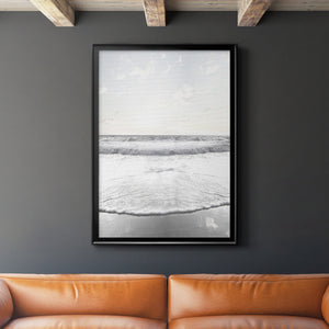 Serene Shore Premium Framed Print - Ready to Hang