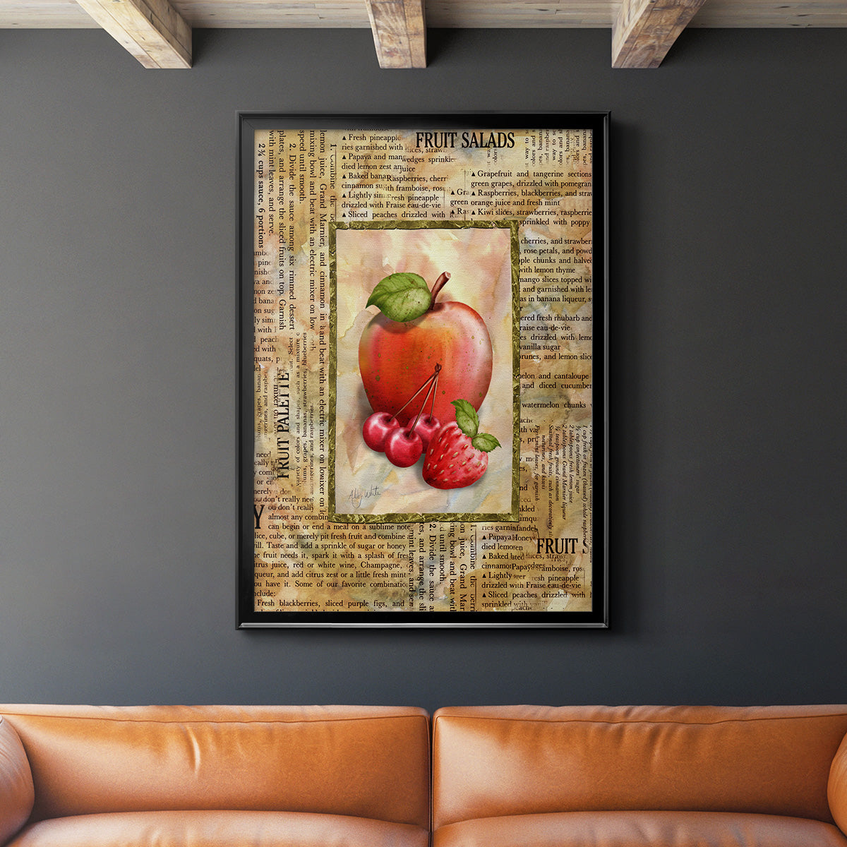 Mixed Fruit I Premium Framed Print - Ready to Hang