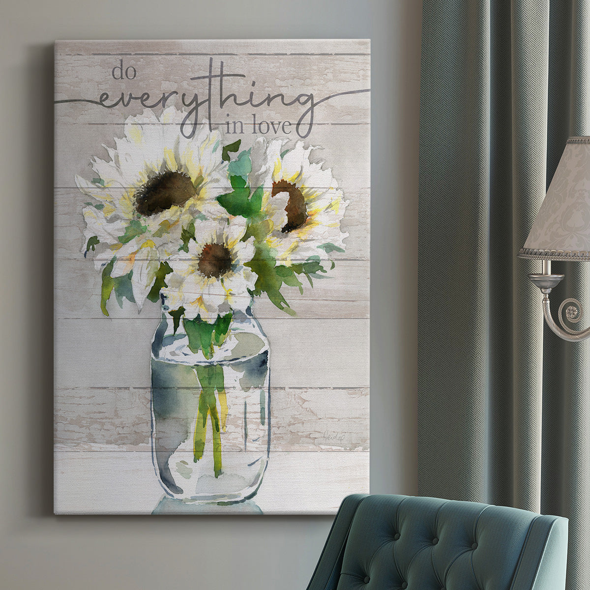 Do Everything In Love Premium Gallery Wrapped Canvas - Ready to Hang