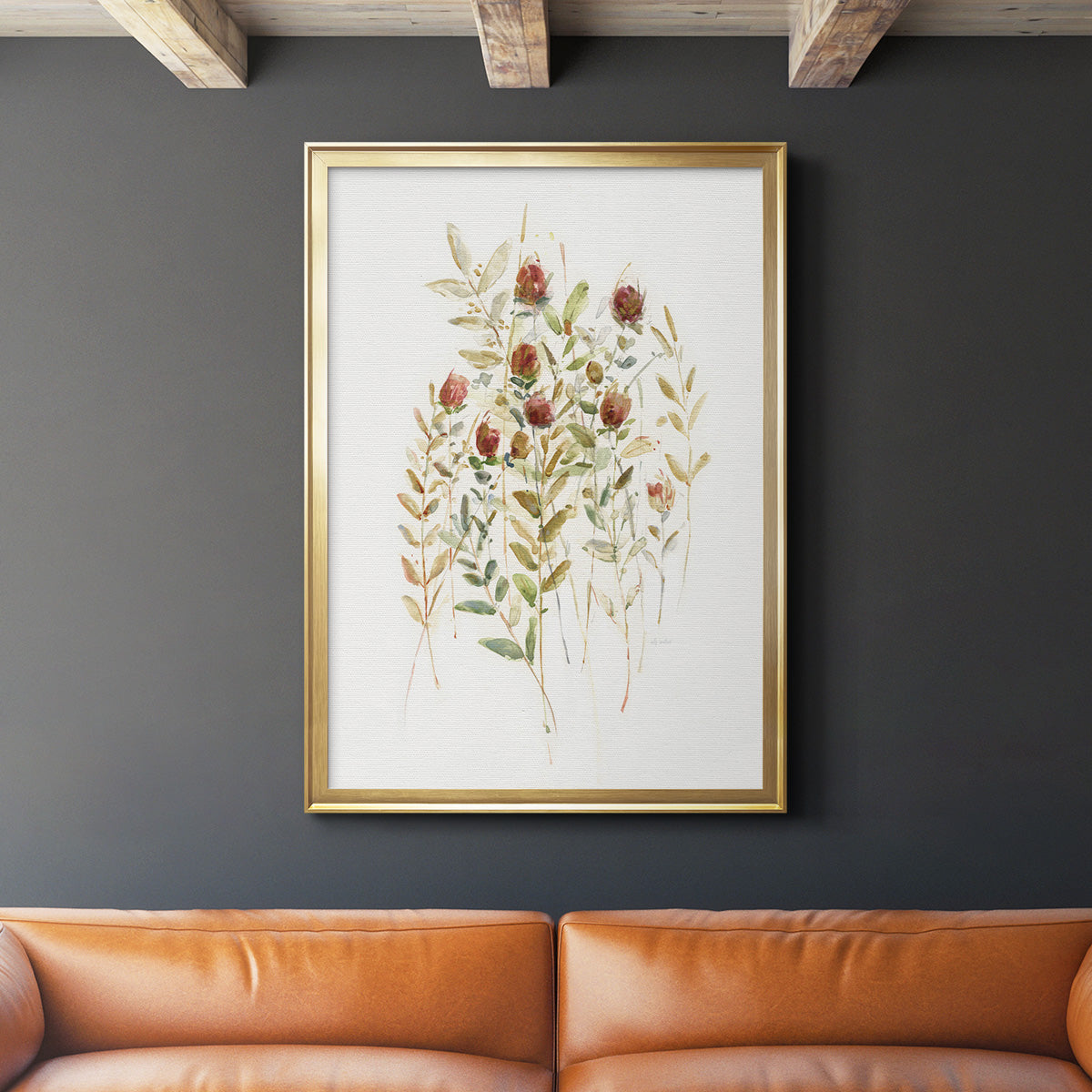 Wildflower Breeze II Premium Framed Print - Ready to Hang