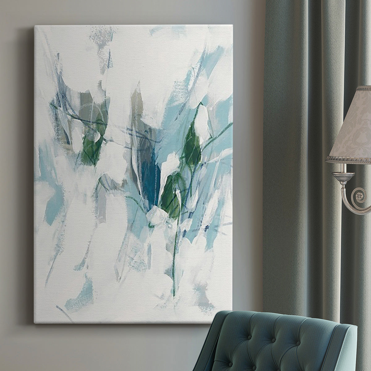 Ice Cavern I Premium Gallery Wrapped Canvas - Ready to Hang
