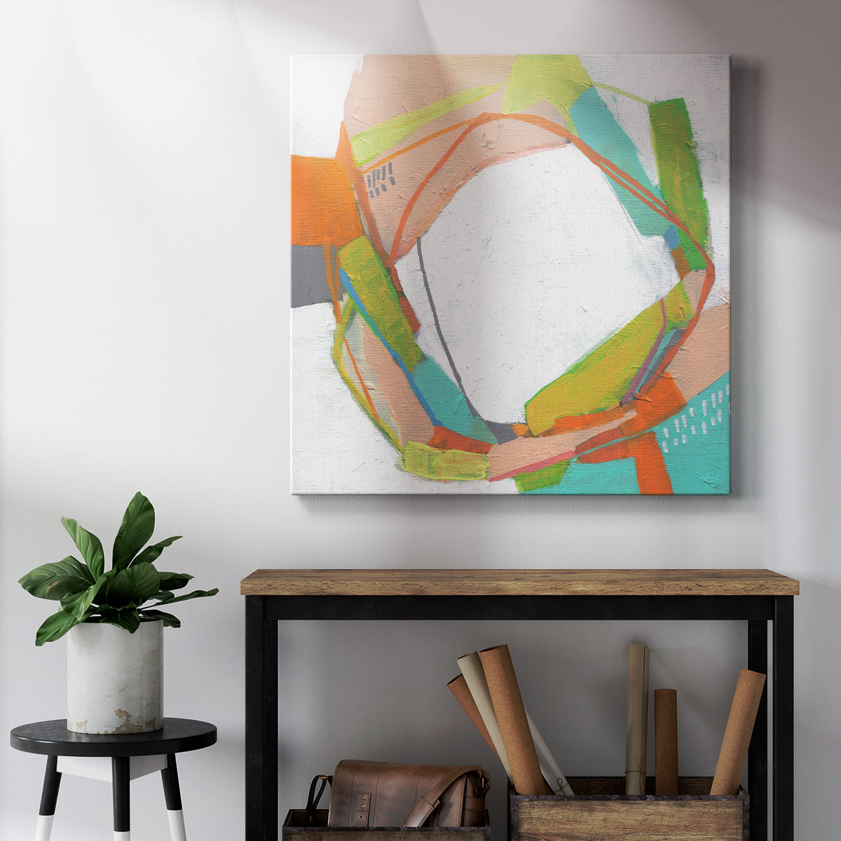 Candy Whorl I-Premium Gallery Wrapped Canvas - Ready to Hang