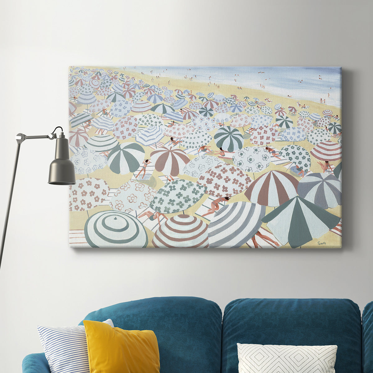 Subtle Beach Premium Gallery Wrapped Canvas - Ready to Hang