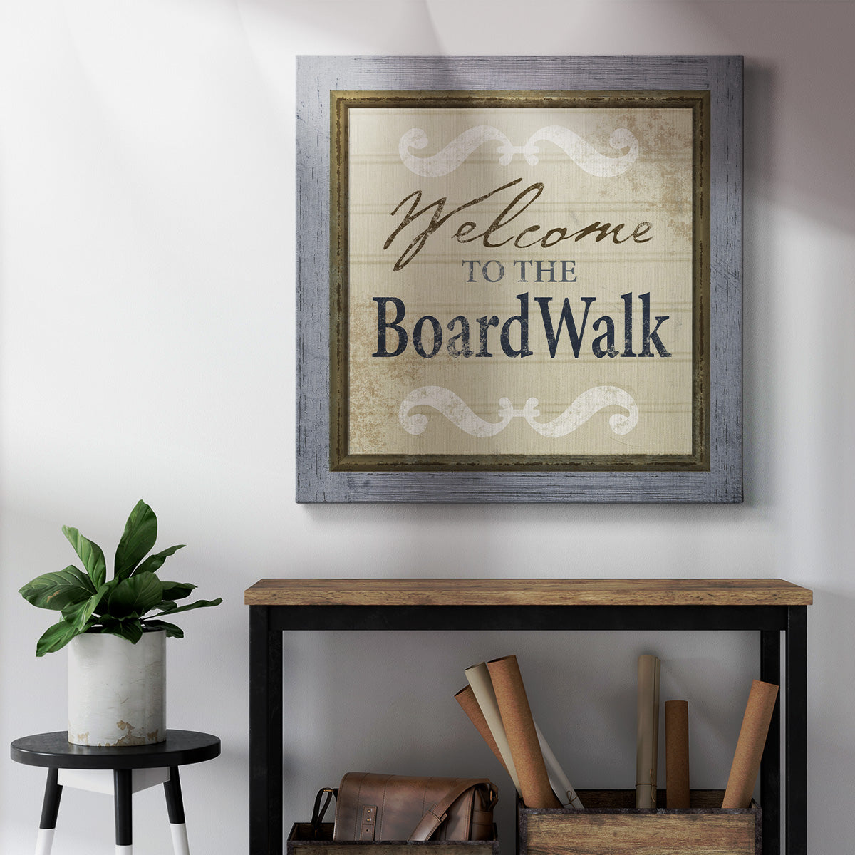 Beach Sign XI-Premium Gallery Wrapped Canvas - Ready to Hang