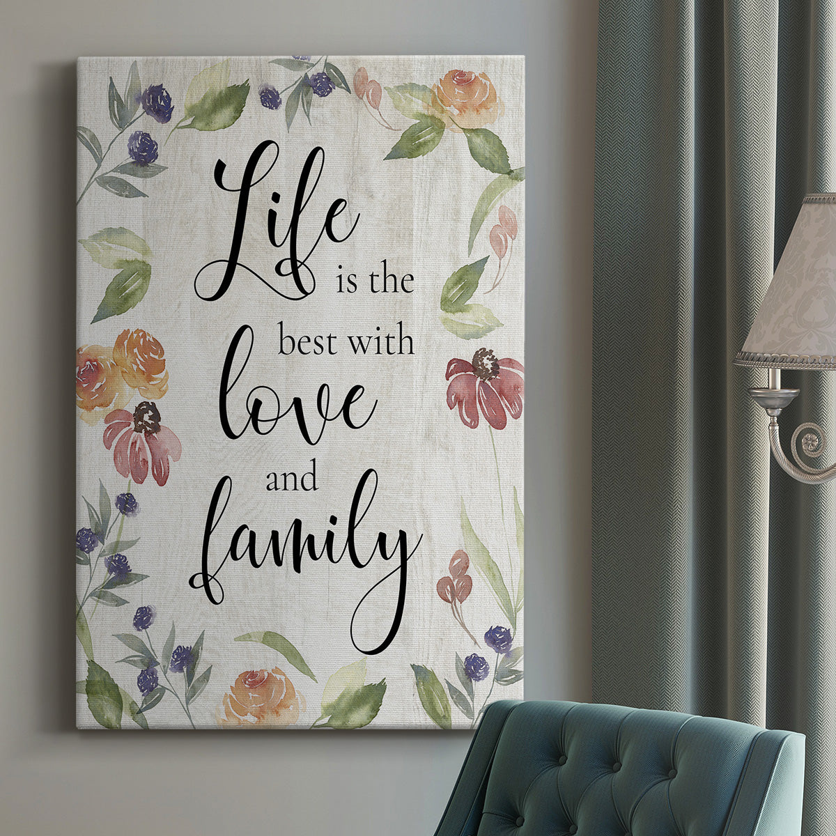Life is the Best Premium Gallery Wrapped Canvas - Ready to Hang