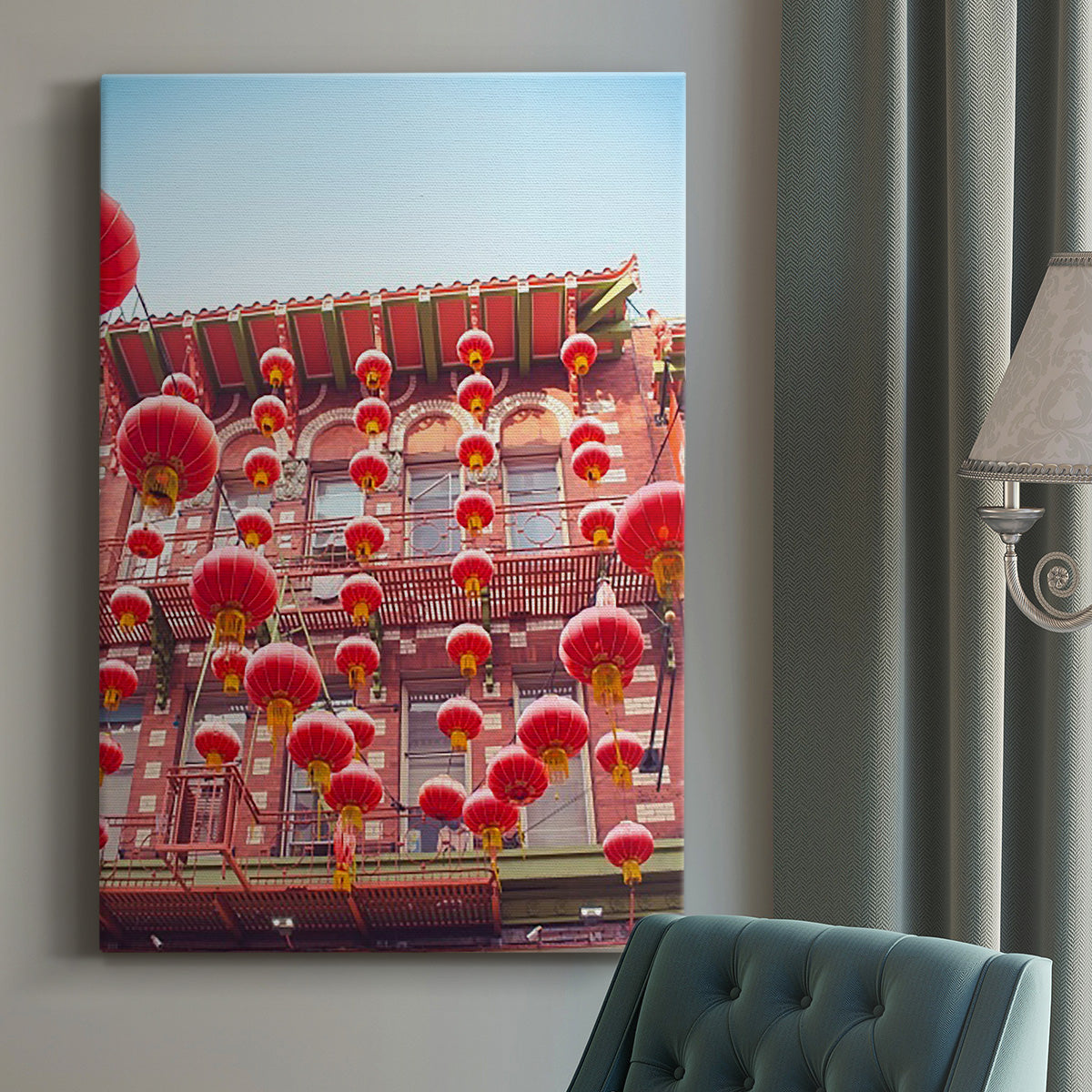Lovely Lanterns II Premium Gallery Wrapped Canvas - Ready to Hang