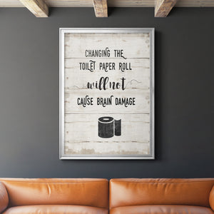Changing the Roll Premium Framed Print - Ready to Hang