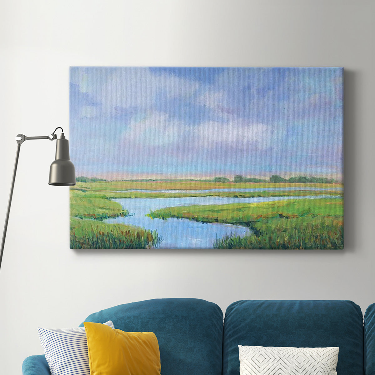 Summer Marsh II Premium Gallery Wrapped Canvas - Ready to Hang
