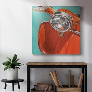 Retro Scooter I-Premium Gallery Wrapped Canvas - Ready to Hang