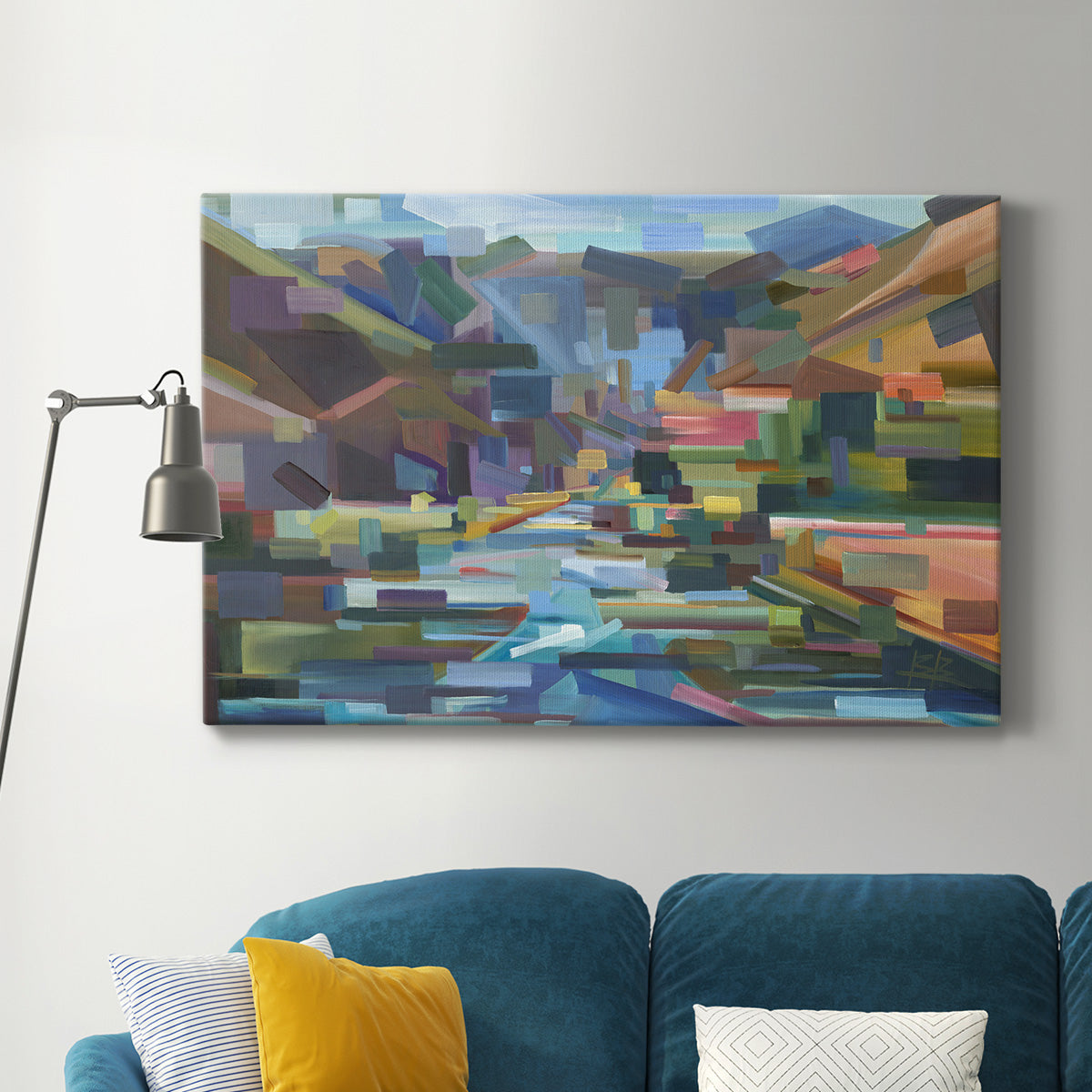 Pieces of Yakima Canyon Premium Gallery Wrapped Canvas - Ready to Hang