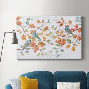 Bird Trio Premium Gallery Wrapped Canvas - Ready to Hang