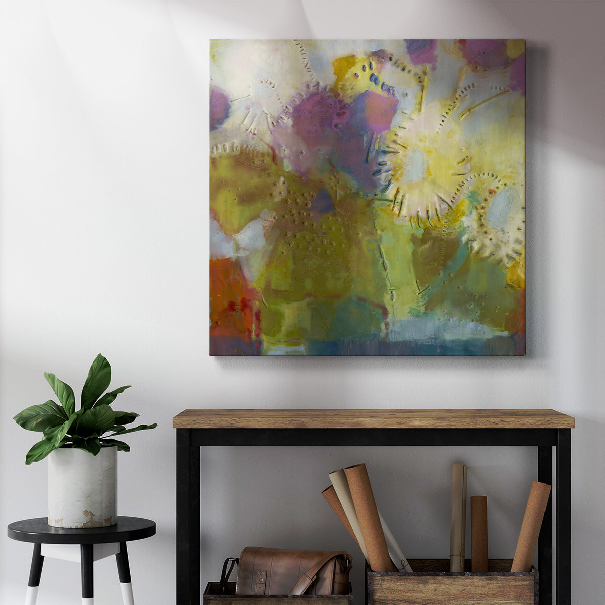 Floare II-Premium Gallery Wrapped Canvas - Ready to Hang