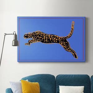 The Wild Leopard I Premium Gallery Wrapped Canvas - Ready to Hang