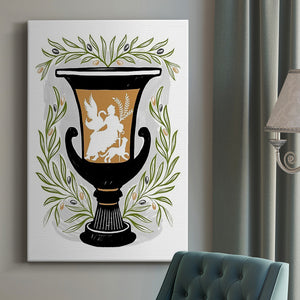 Greek Vases I Premium Gallery Wrapped Canvas - Ready to Hang