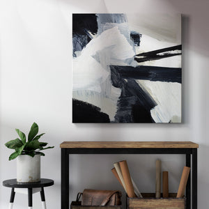 Expressive Monochrome I-Premium Gallery Wrapped Canvas - Ready to Hang