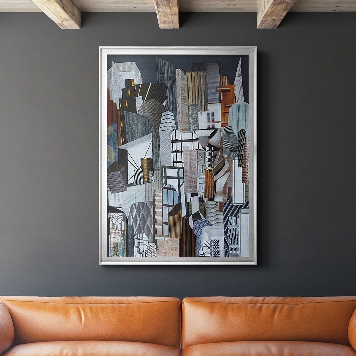 Western Metropolis Premium Framed Print - Ready to Hang