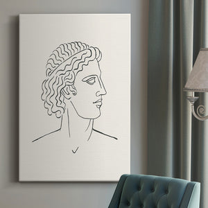 Greek Busts I Premium Gallery Wrapped Canvas - Ready to Hang