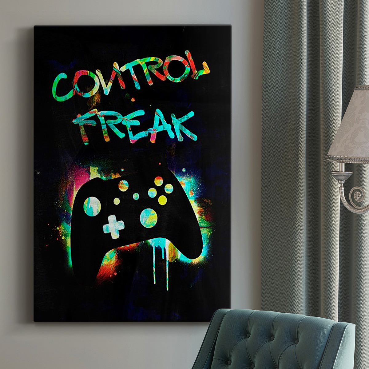 Gamer Tag I Premium Gallery Wrapped Canvas - Ready to Hang
