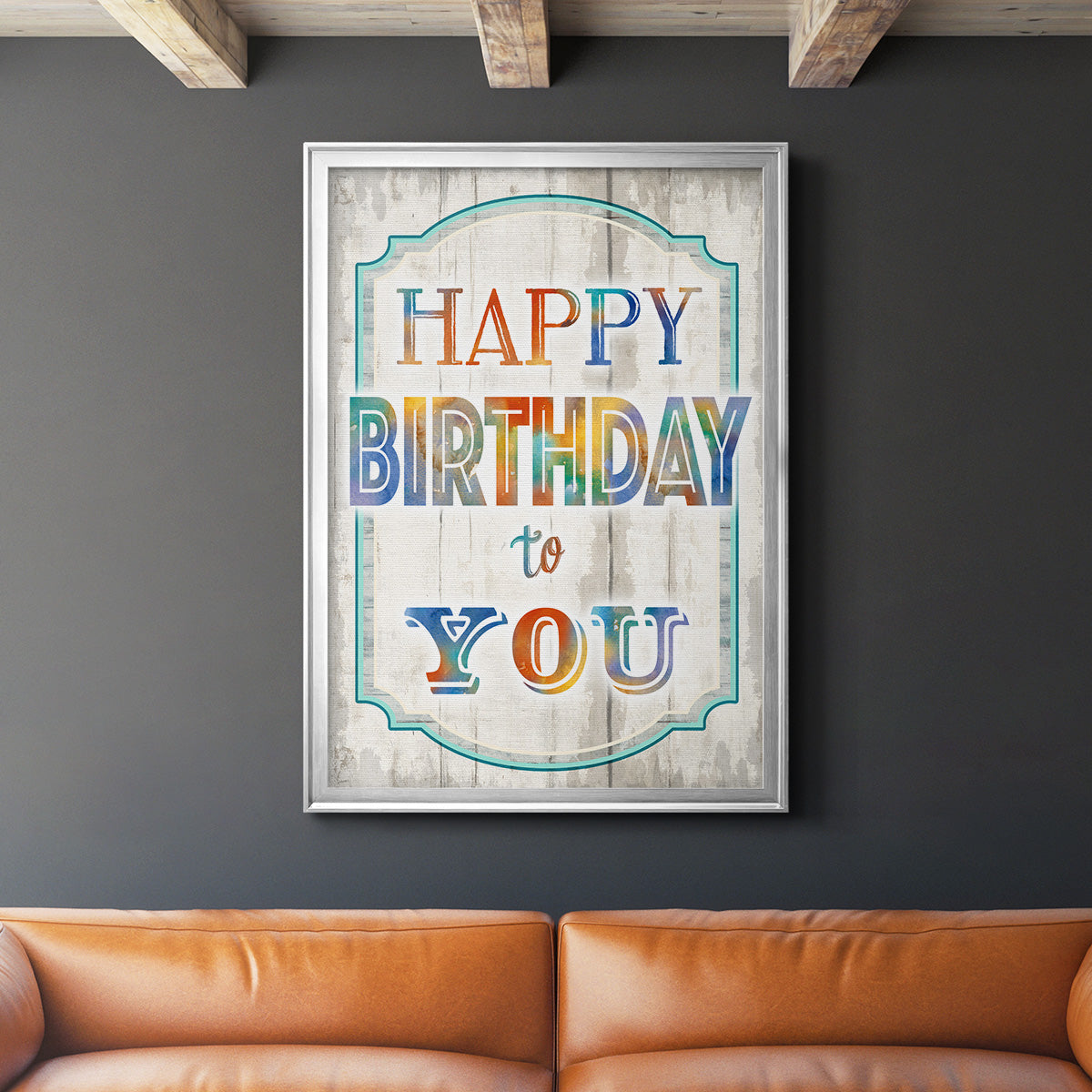 Happy Birthday to You Premium Framed Print - Ready to Hang