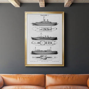 Industrial Ship Premium Framed Print - Ready to Hang