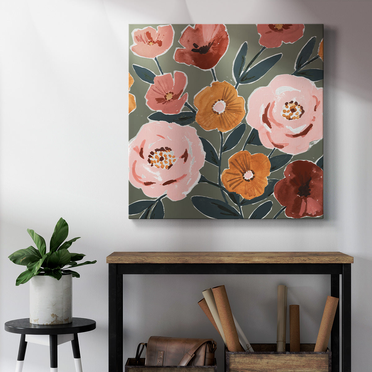 Fair Flowers I-Premium Gallery Wrapped Canvas - Ready to Hang