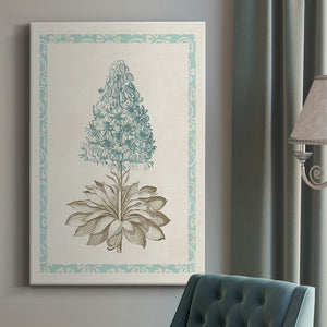 Willow Blue Besler VI Premium Gallery Wrapped Canvas - Ready to Hang