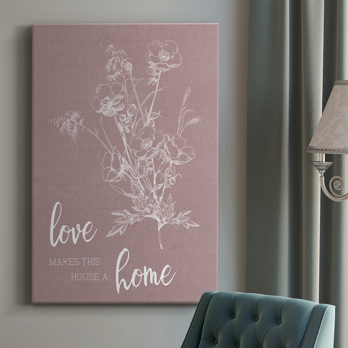 Love Home Premium Gallery Wrapped Canvas - Ready to Hang