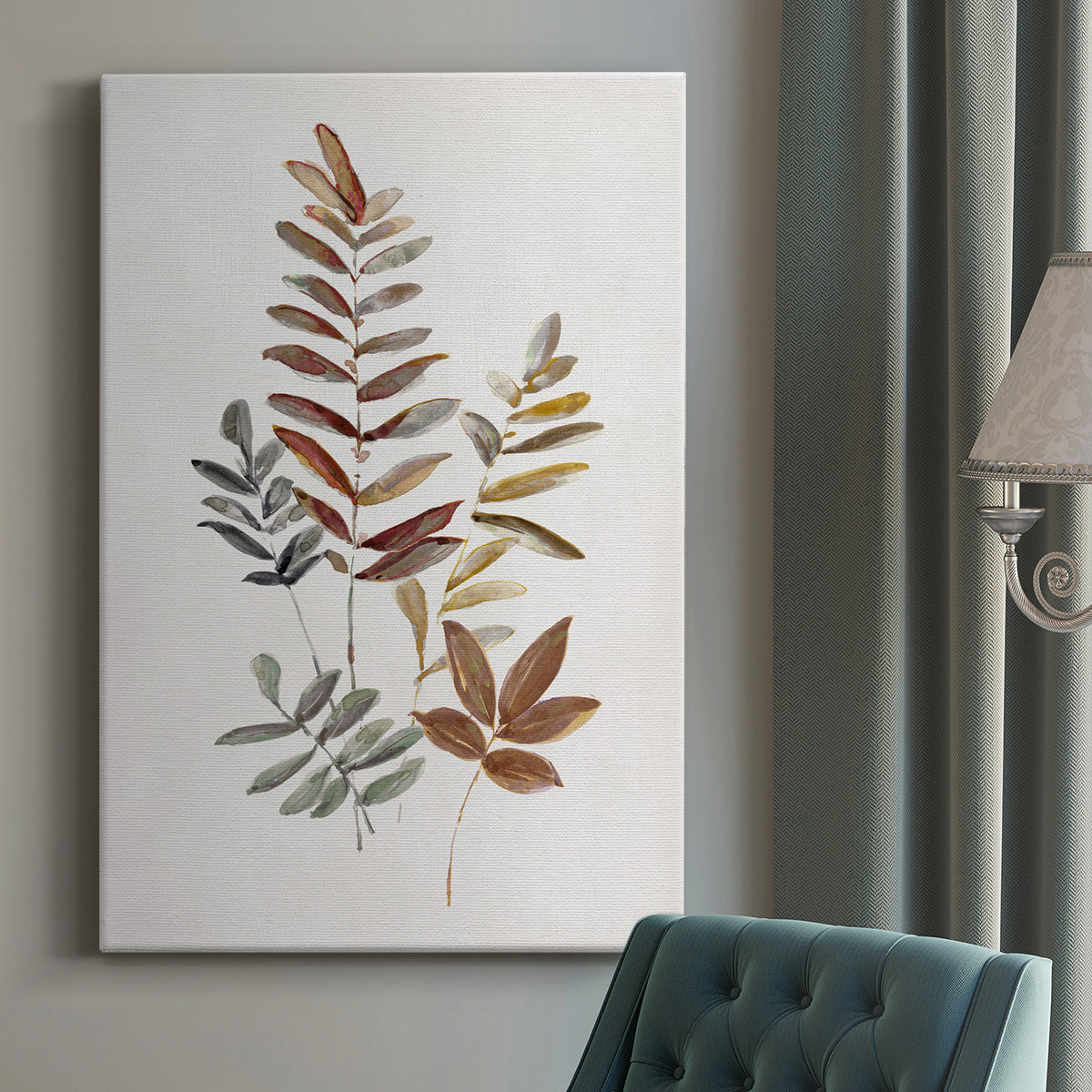 Autumn Leaves I Premium Gallery Wrapped Canvas - Ready to Hang