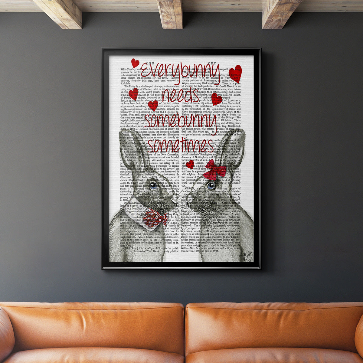 Everybunny Premium Framed Print - Ready to Hang