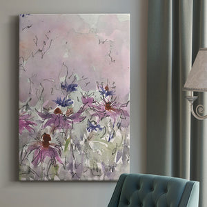 Floral Entertainment I Premium Gallery Wrapped Canvas - Ready to Hang
