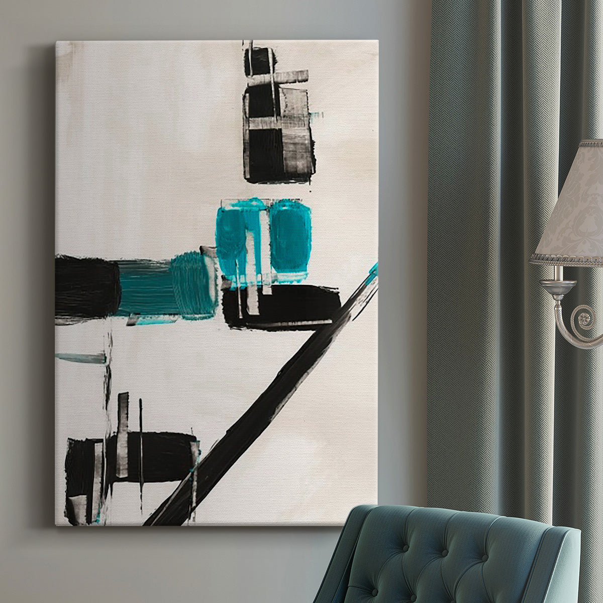 Geometry Notes I Premium Gallery Wrapped Canvas - Ready to Hang
