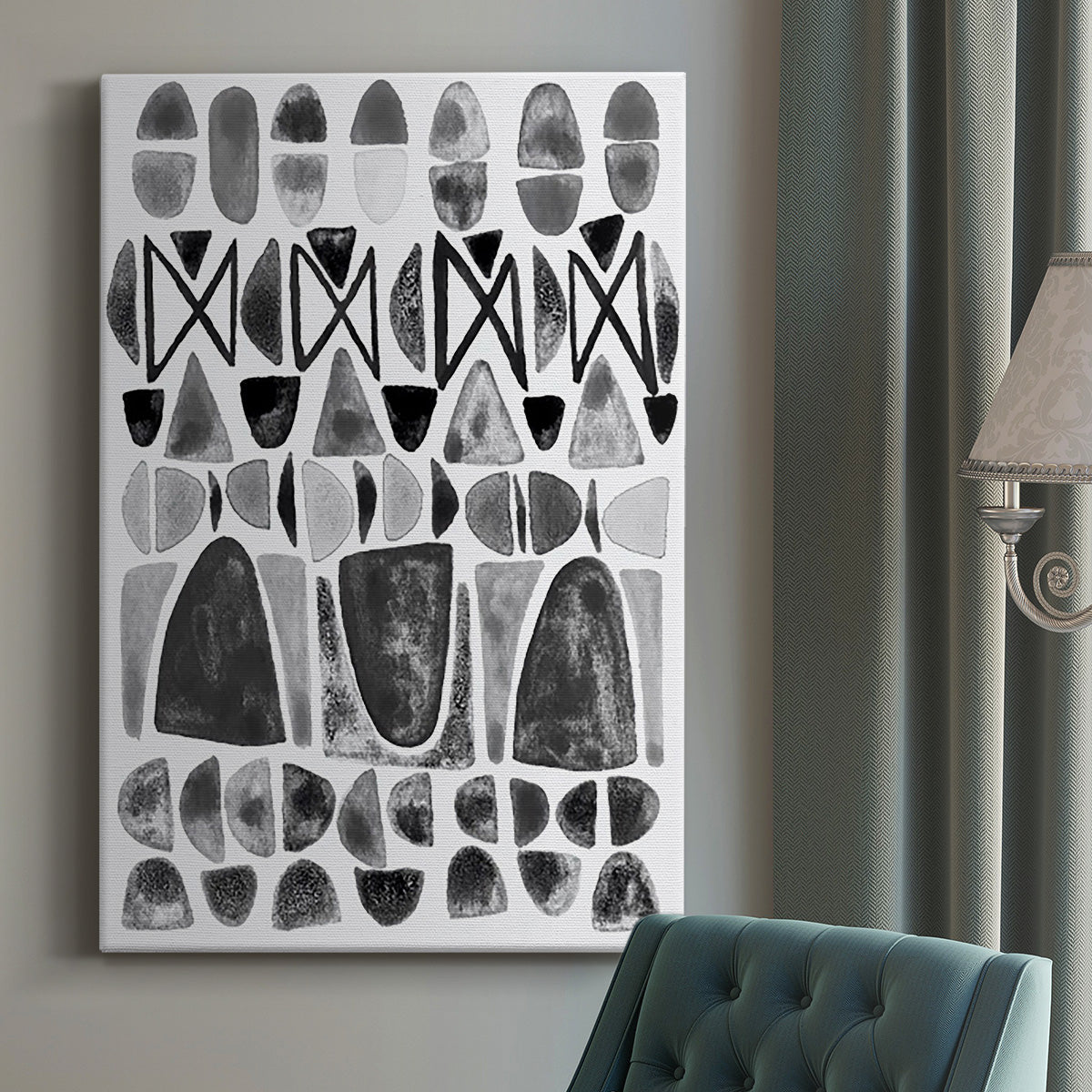 Grey Arches III Premium Gallery Wrapped Canvas - Ready to Hang