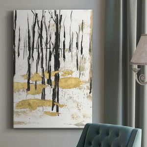 Gilded Winter I Premium Gallery Wrapped Canvas - Ready to Hang
