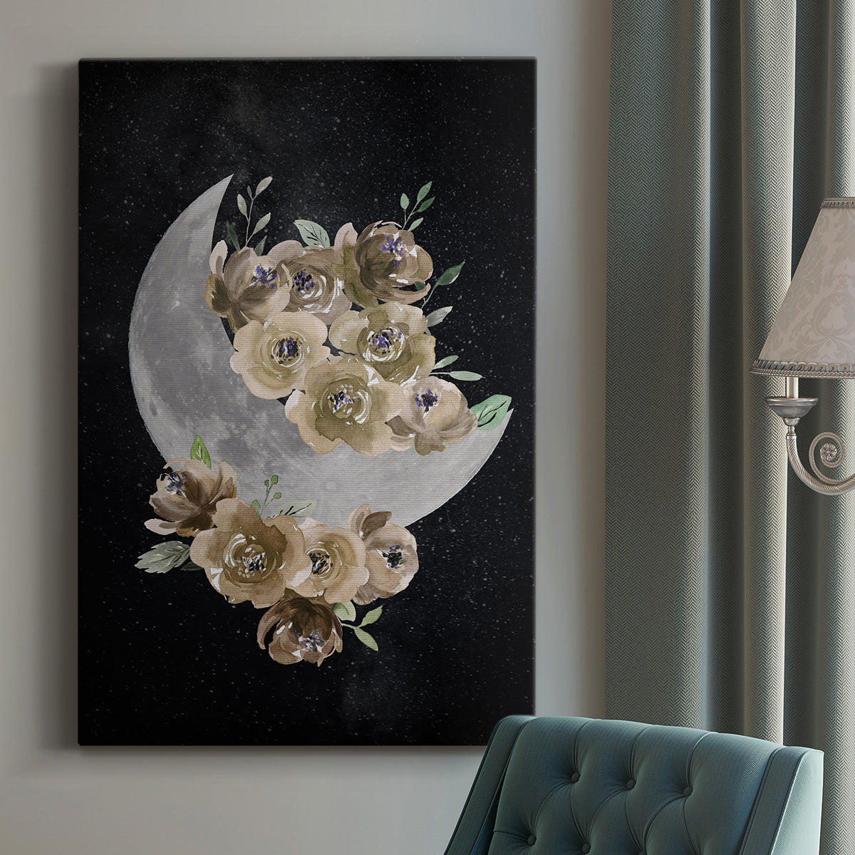Bohemian Moon Premium Gallery Wrapped Canvas - Ready to Hang