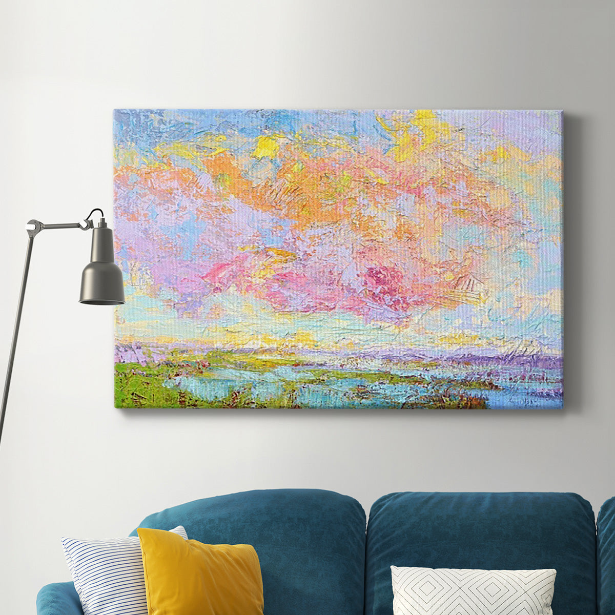 On a Summer's Eve Premium Gallery Wrapped Canvas - Ready to Hang