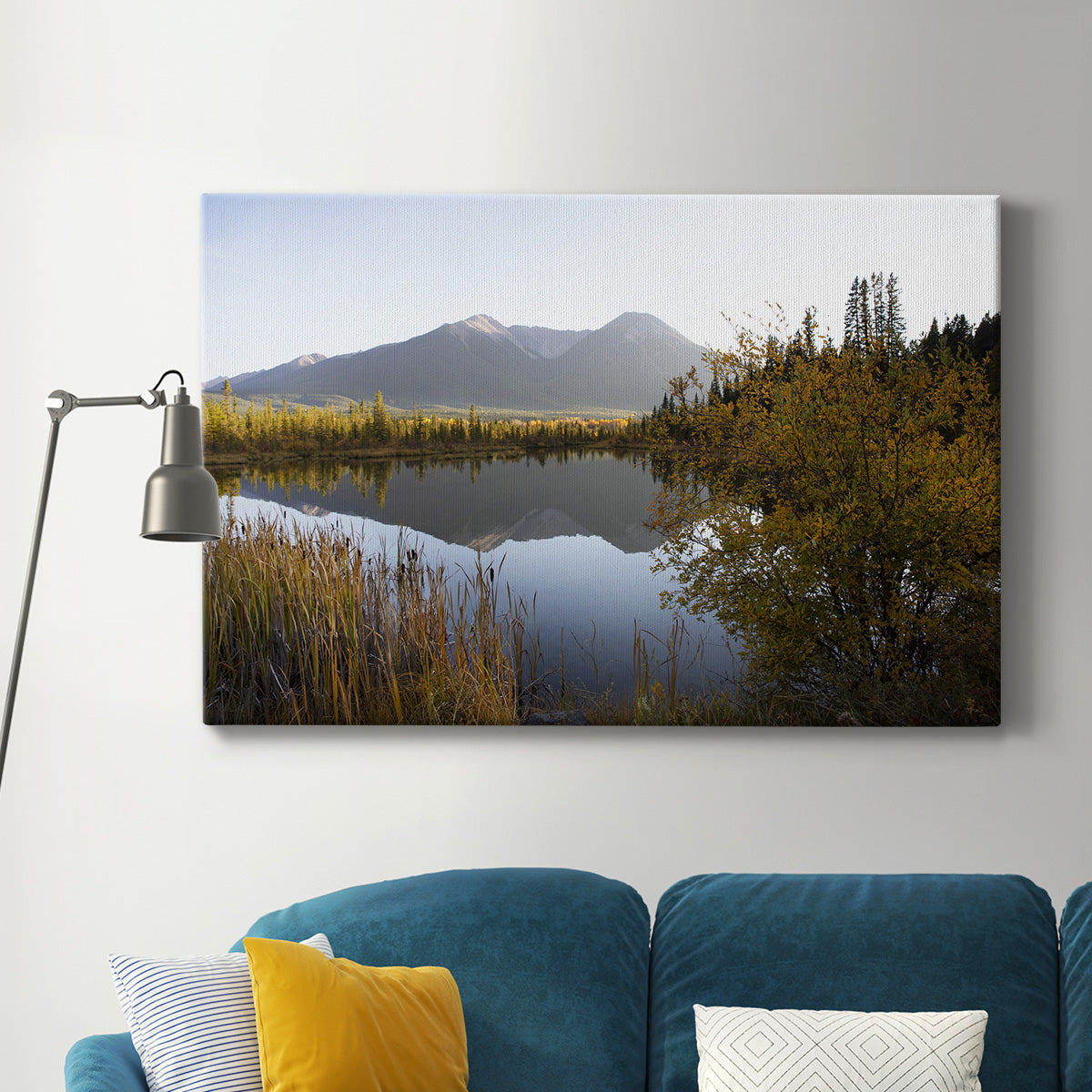 Low Light on Vermillion Premium Gallery Wrapped Canvas - Ready to Hang