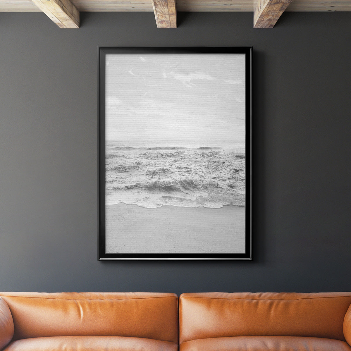 Gentle Tides I Premium Framed Print - Ready to Hang