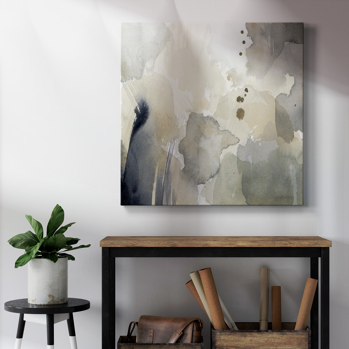 Dried Bergamot in Mist IV-Premium Gallery Wrapped Canvas - Ready to Hang