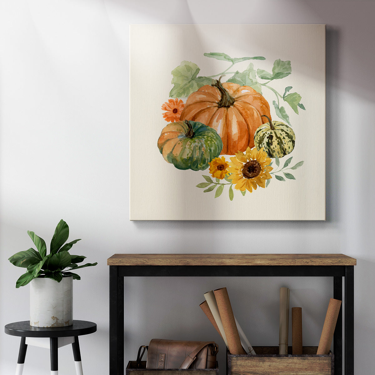 Hello Autumn II-Premium Gallery Wrapped Canvas - Ready to Hang