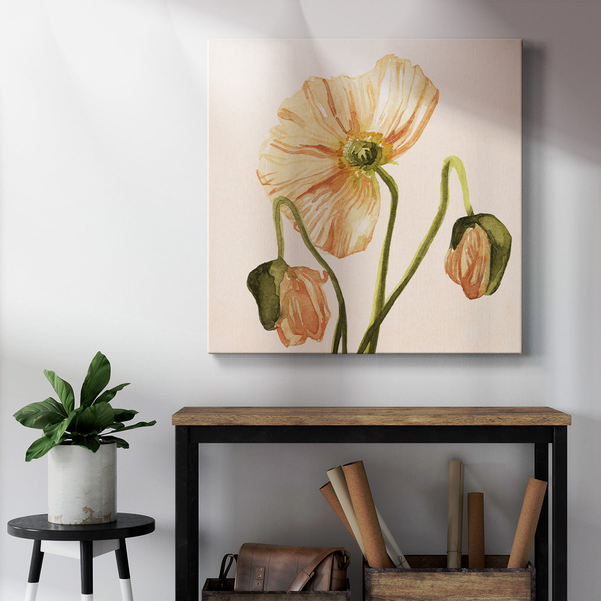 Highpoint Poppies I-Premium Gallery Wrapped Canvas - Ready to Hang