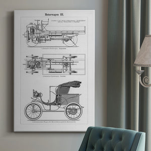 Industrial Motorcar Premium Gallery Wrapped Canvas - Ready to Hang