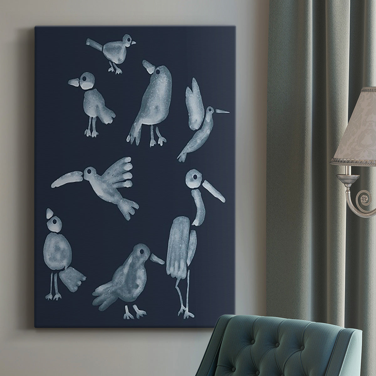 Flock II Premium Gallery Wrapped Canvas - Ready to Hang