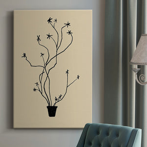 Spring Sprig Vase II Premium Gallery Wrapped Canvas - Ready to Hang